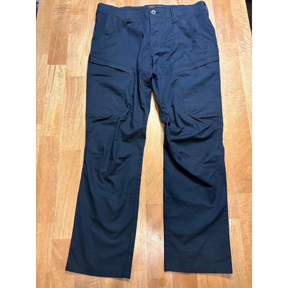 5.11 Tactical Apex Pants Mens 36x30 Dark Navy Blue Flex-Tac Cargo Workwear 74434
